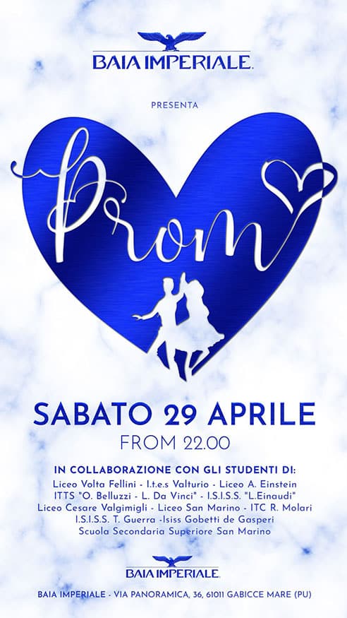 PROM PARTY alla Baia Imperiale