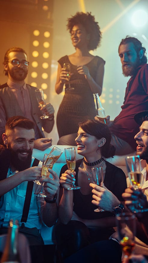 Tavolo in Discoteca alla Baia Imperiale